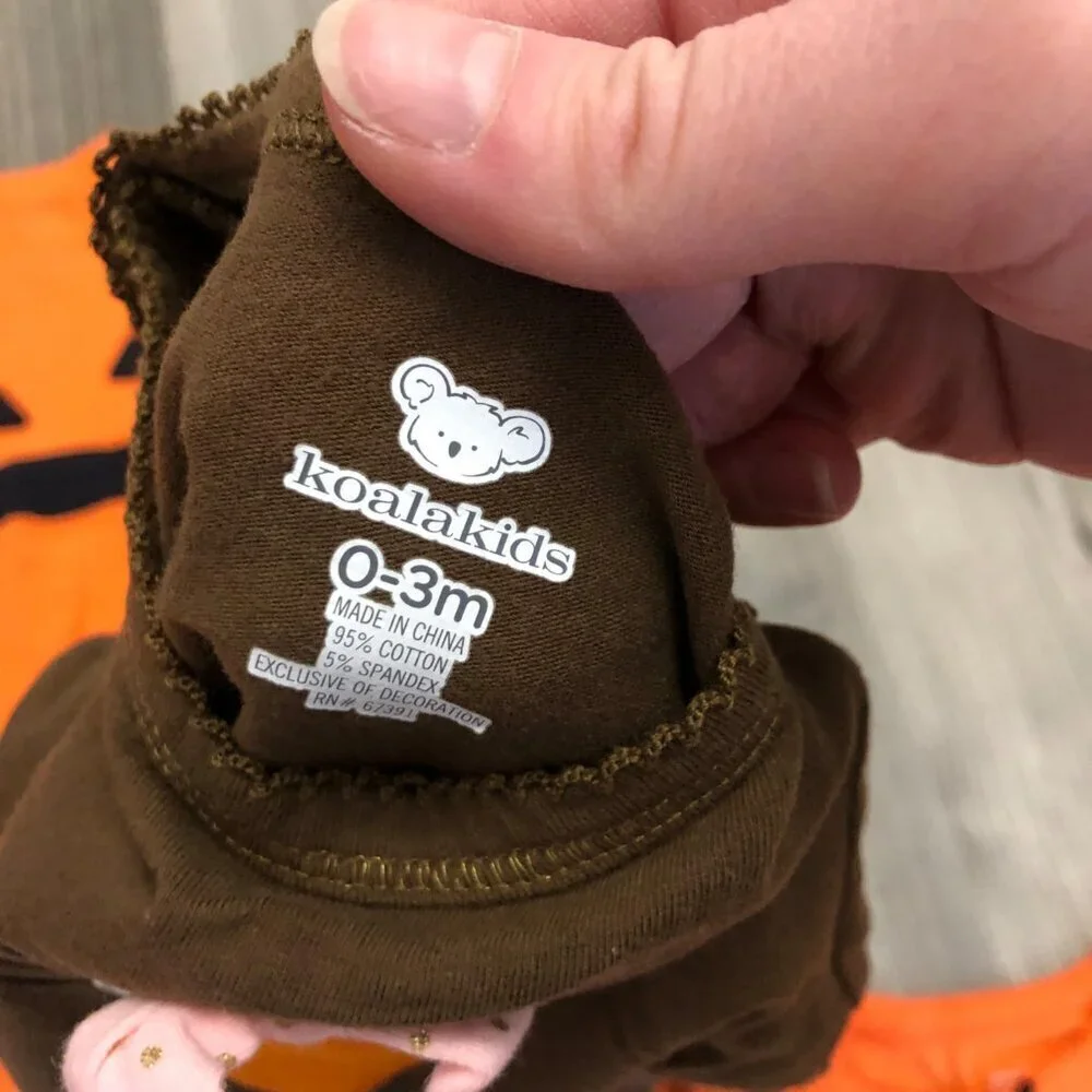 Carters/ Little Wonders/ Koala Kids Halloween Onesie Fall 0-3M‎ Bundle